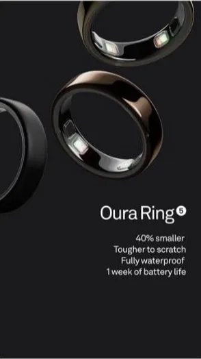 Competitor ad from Oura
