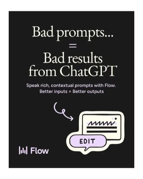 Competitor ad from Wispr Flow
